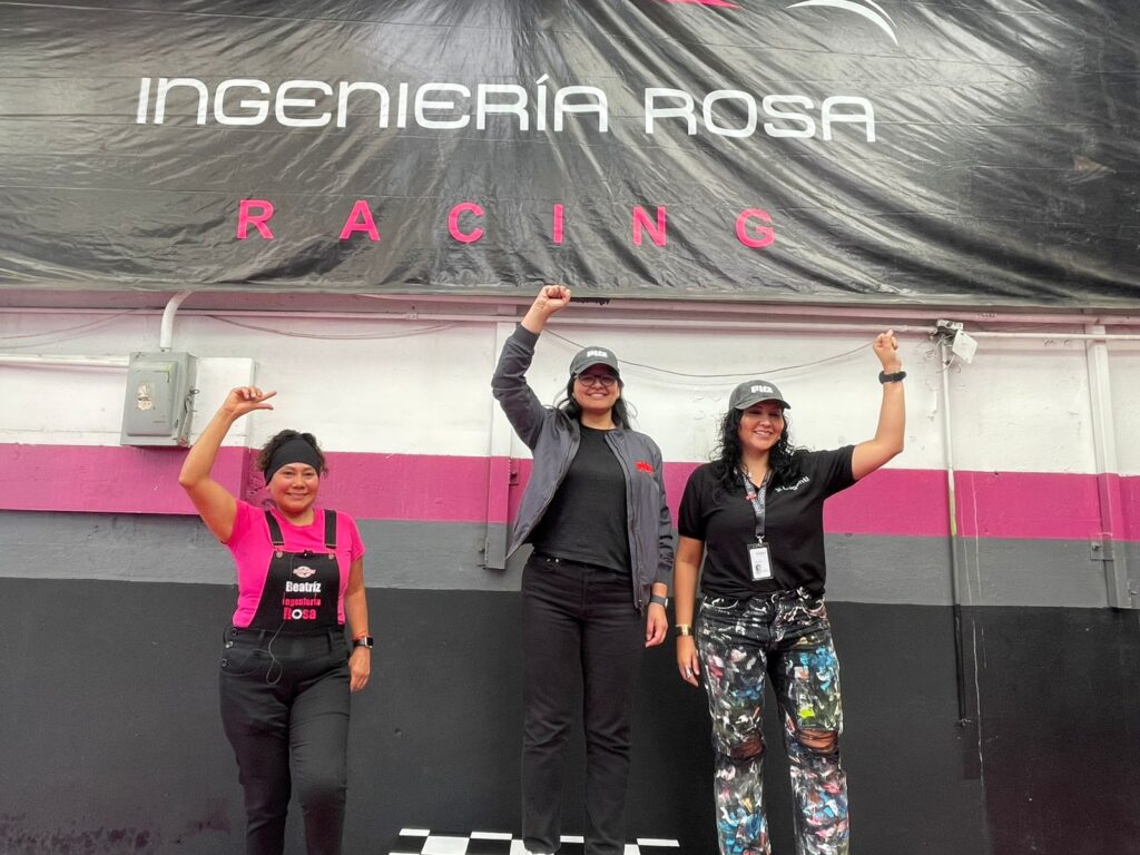 Ingeniera Beatriz, Natalia Salcedo, CEO de Pitz y Victoria Huerta, CEO de Longeti. 
