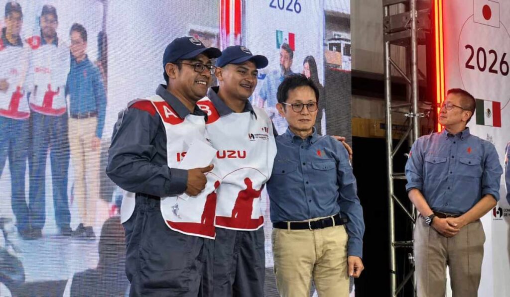 Participantes de la 17ª Competencia Nacional de Habilidades Técnicas de Isuzu Motors de México demostraron su capacidad de diagnóstico y precisión en pruebas especializadas realizadas en la planta SKD de San Martín Obispo.