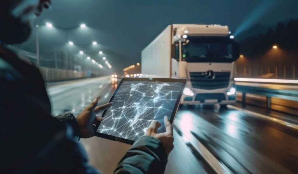 La plataforma incorpora alertas inteligentes, reconocimiento facial y comunicación en tiempo real para proteger a operadores y mercancías en rutas de alto riesgo.