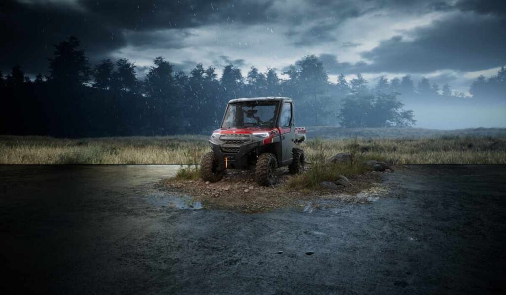 • Gracias a su capacidad de carga, tracción AWD y desempeño en superficies complicadas, el Polaris RANGER 500 está diseñado para enfrentar caminos afectados por lodo, inundaciones y deslaves.