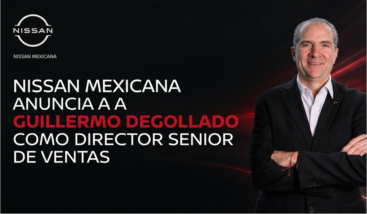 Guillermo Degollado asumió la dirección senior de ventas de Nissan Mexicana, donde liderará la estrategia comercial de la compañía en el país.