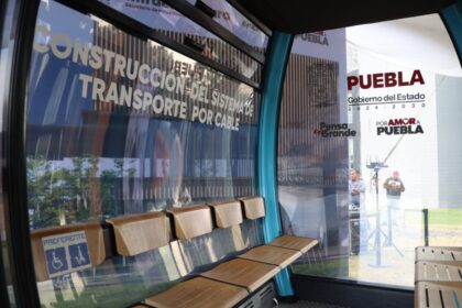 El sistema de transporte por cable busca reducir tiempos de traslado y emisiones contaminantes en la capital poblana.