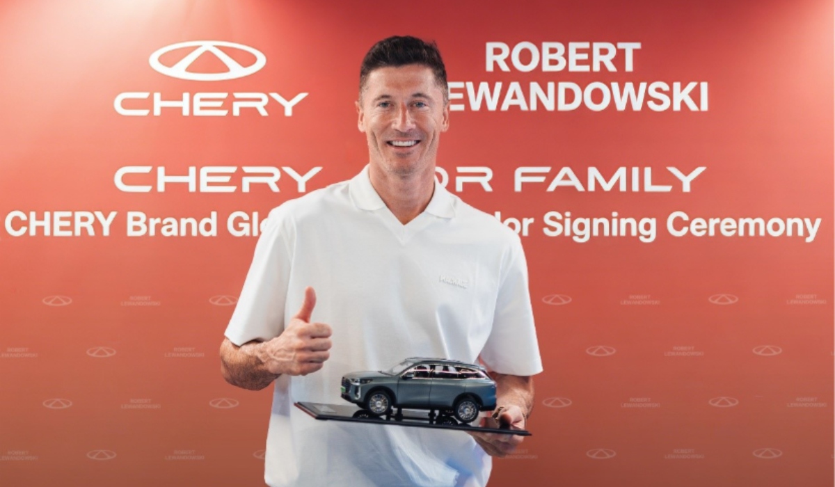 Chery anunció a Robert Lewandowski como nuevo Embajador Global de la marca para fortalecer su filosofía “For Family”.