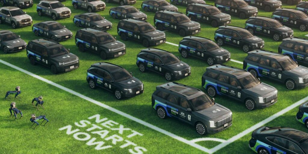 La flota Hyundai para el Mundial de 2026 se desplegará en México, Canadá y Estados Unidos. 
