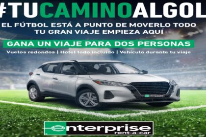 Imagen promocional de Gana un viaje con Enterprise Rent a Car participando en el sorteo de #TuCaminoalGol