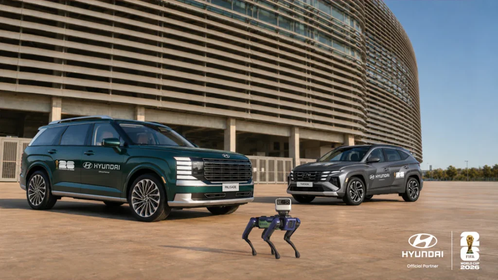 Durante el mundial se desplegarán cuatro robots Boston Dynamics Spot.