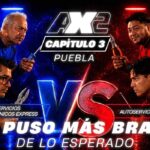 Imagen promocional del tercer capítulo de Autoexpertos en Puebla con los equipos Multiservicios Electromecánicos Express y Autoservicio Sponge enfrentándose en una competencia de talleres mecánicos.
