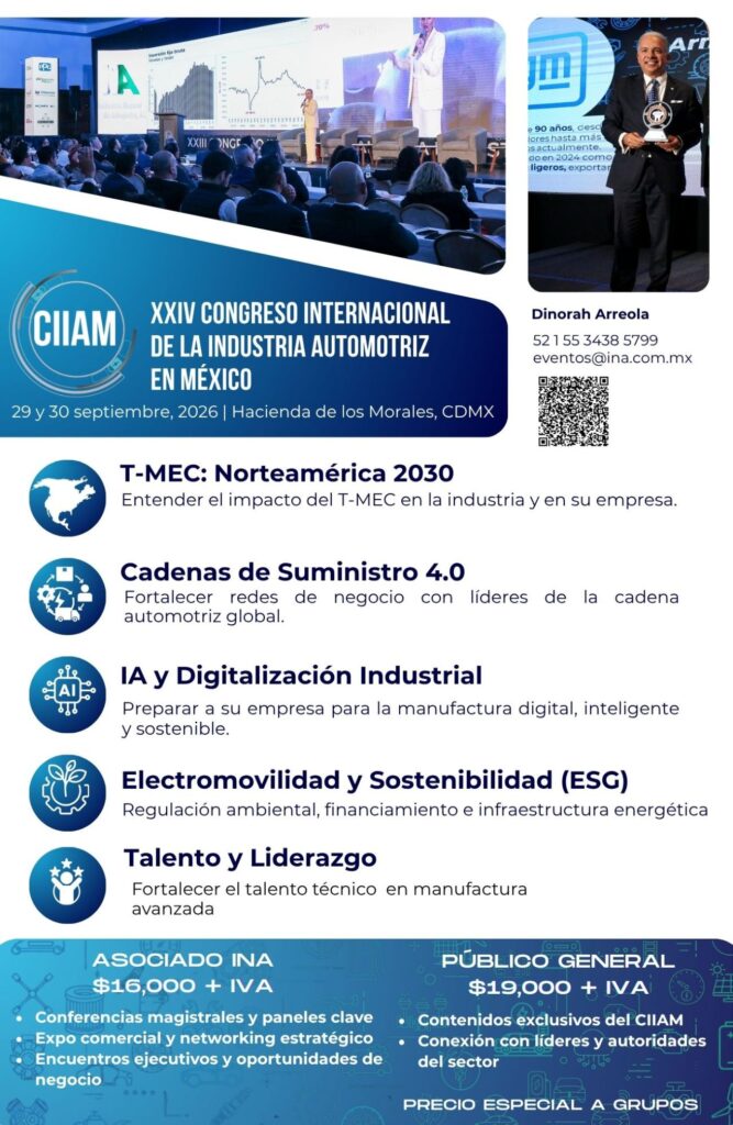 Público general y expertos de la industria podrán acudir al CIIAM 2026, que se realizará en la Hacienda Los Morales.  