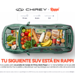 Chirey y Rappi llevan hasta la puerta de tu casa o trabajo alguno de los seis modelos más exitosos de la marca para que puedas probarlos.