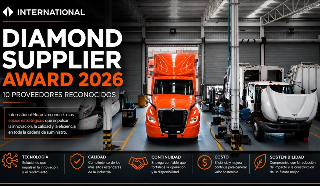 International entrega el Diamond Supplier Award 2026 International Diamond Supplier Award 2026 a 10 proveedores