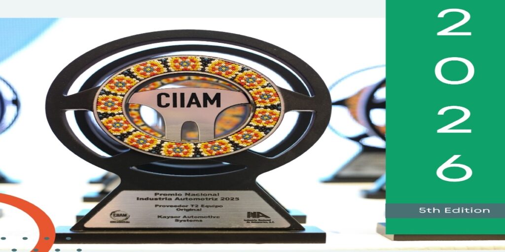 El Premio Nacional Industria Automotriz 2026 reconoce lo más destacado en proveeduría y liderazgo.