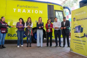 Alejandra Méndez Salorio, directora de Fundación Traxion, anunció la renovación del programa de alfabetización en Iztapalapa.