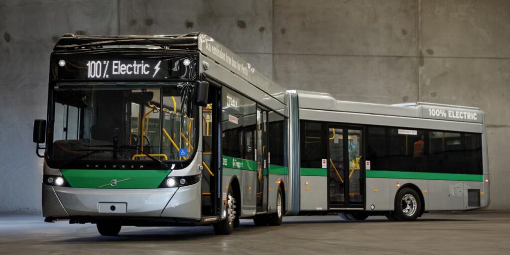 BZL Electric Articulated es el primer autobús articulado 100% eléctrico de Volvo en Australia.