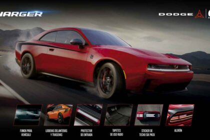 Charger 2026 luce una imagen más deportiva con accesorios Mopar diseñados para reforzar su presencia y personalidad.