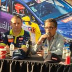 Integrantes del Quálitas Subaru Rally Team México ofrecen una conferencia de prensa para anunciar su participación en el Rally Montañas 2026 en Jalisco.