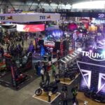 Exposición de motocicletas y marcas en el Salón Internacional de la Motocicleta