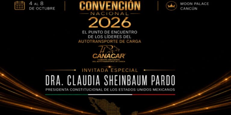 Sheinbaum alista participación especial en la Convención CANACAR 2026