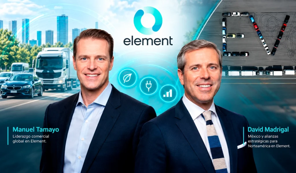 Manuel-Tamayo-asume-liderazgo-comercial-global-de-Element-David-Madrigal-toma-la-operacion-en-Mexico-Factor-automotor.