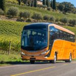 Paradiso G8 se comercializará en Europa con un chasis de Volvo y la carrocería de Marcopolo.