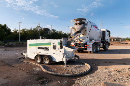 Las bombas SCHWING de MTM permiten colocar el concreto en puntos específicos y completar el proceso de construcción en menor tiempo.