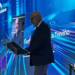 Fernando Noriega, presidente de la AMAVe, durante su intervención en el 10° Foro AMAVe sobre la renovación del parque vehicular.
