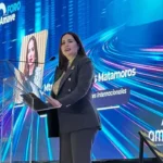 La Mtra. María Araceli de Haas Matamoros durante su participación en el 10° Foro AMAVe representando a la Secretaría de Economía.