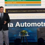 Jorge Machuca, director de Engine Business Hispanic America de Cummins, durante su ponencia en el CIIAM 2026 sobre la descarbonización del autotransporte.