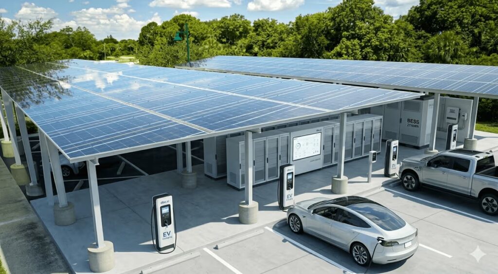 sistemas de almacenamiento de energía para electrolineras