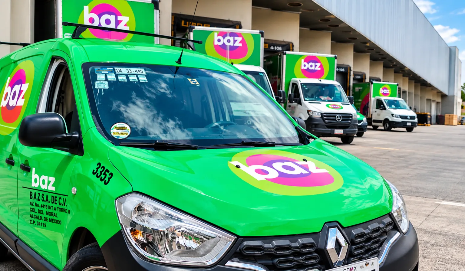 Renovación de flota para apoyar la estrategia logística de Baz Entregas